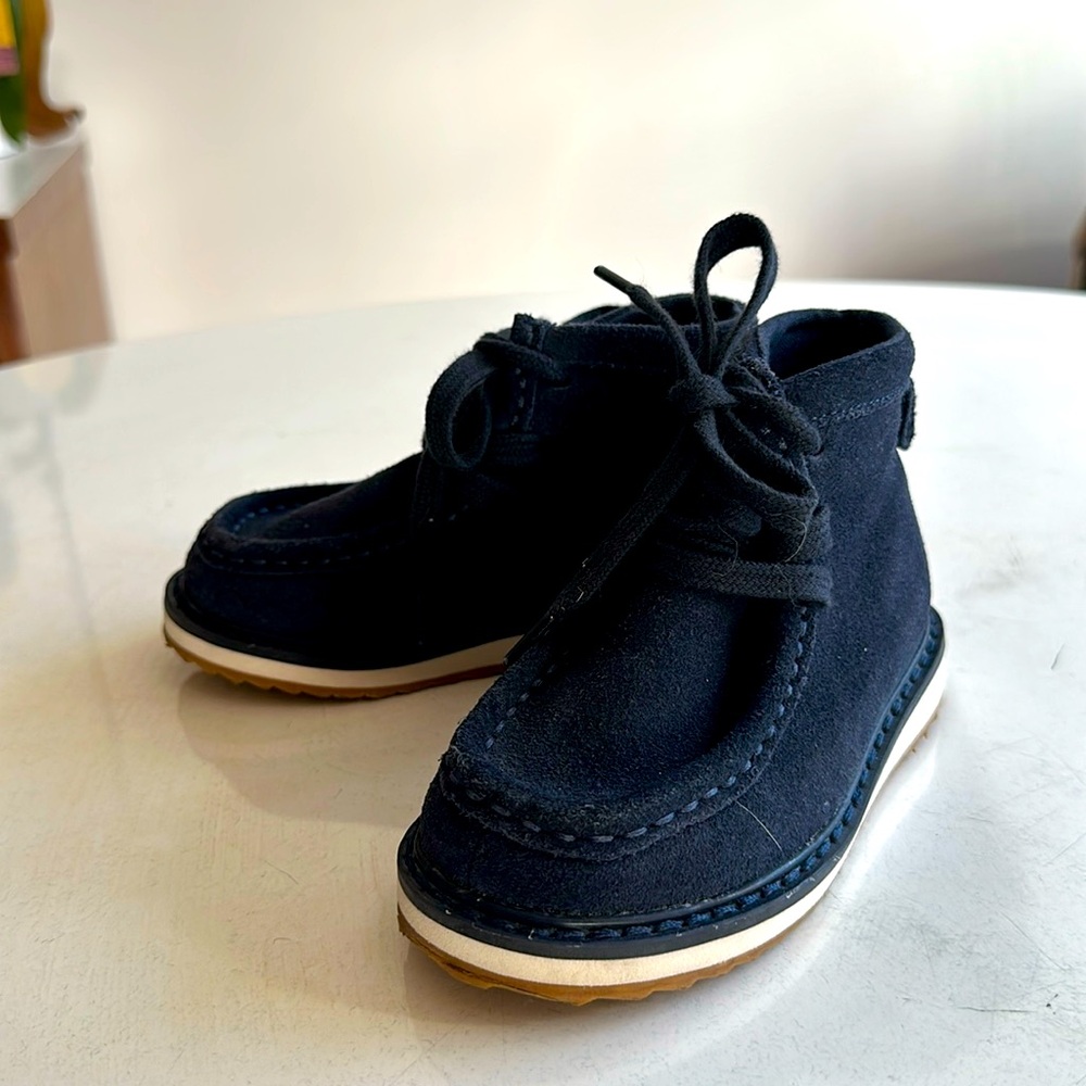 Navy Chukka boot